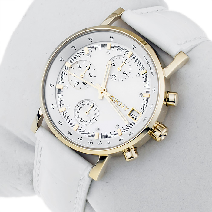 zegarek DKNY NY4526 złoty Pasek - miniatura 2