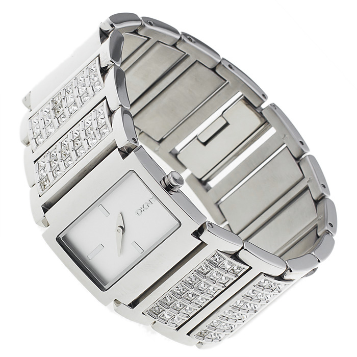 DKNY NY4545 Bransoleta fashion/modowy zegarek srebrny - miniatura 4