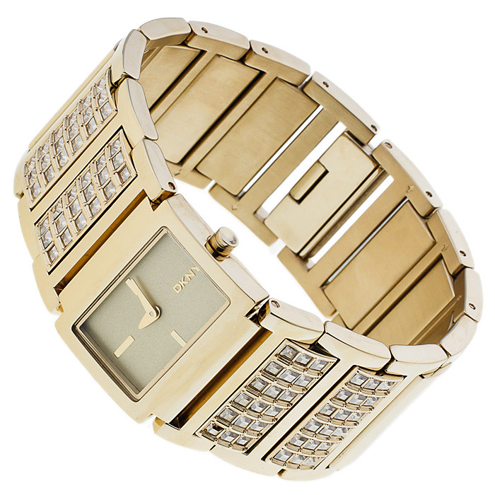 DKNY NY4546 Bransoleta fashion/modowy zegarek złoty - miniatura 4