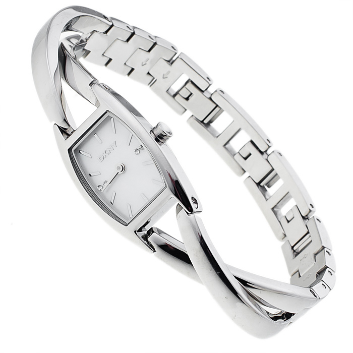 DKNY NY4631 Bransoleta fashion/modowy zegarek srebrny - miniatura 4
