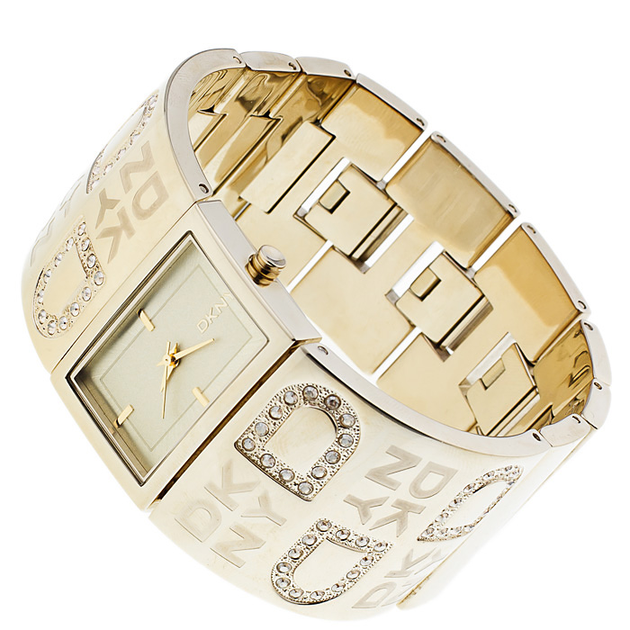 DKNY NY4739 Bransoleta fashion/modowy zegarek złoty - miniatura 4