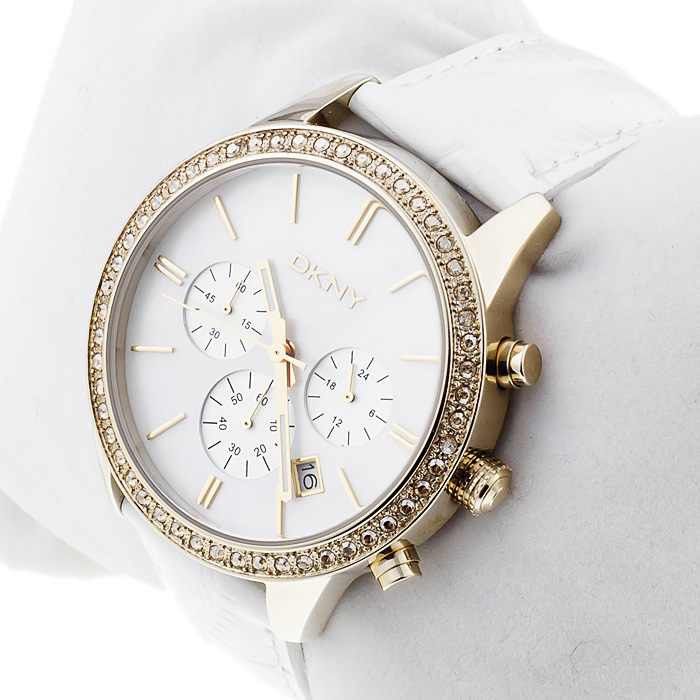 zegarek DKNY NY4844 złoty Pasek - miniatura 2
