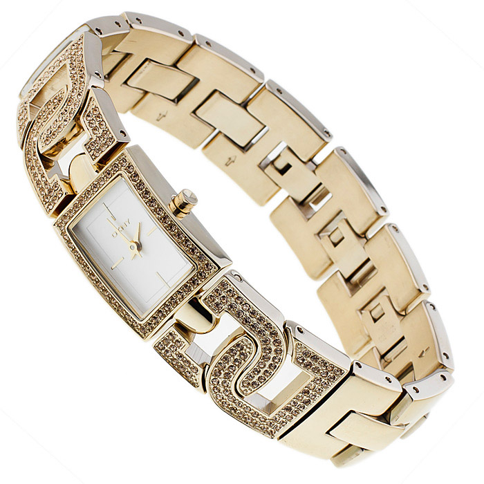 DKNY NY4935 Bransoleta fashion/modowy zegarek złoty - miniatura 4