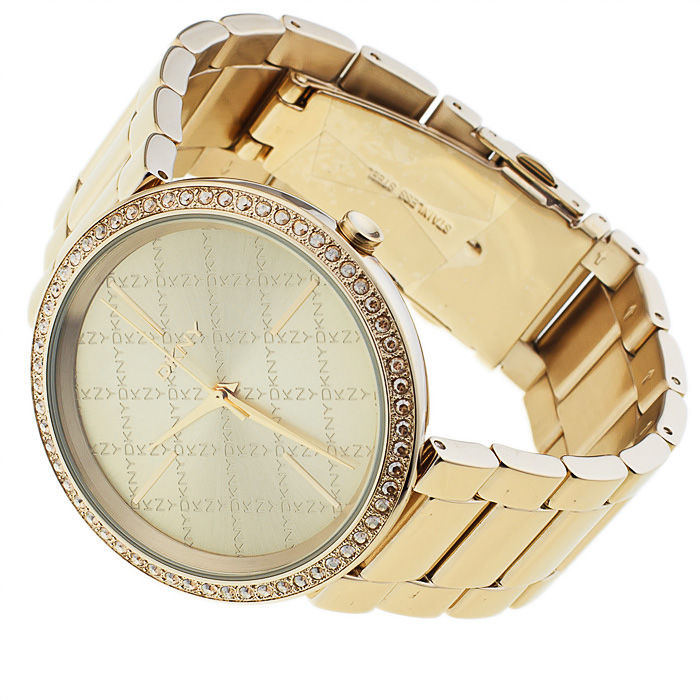 DKNY NY4962 Bransoleta fashion/modowy zegarek złoty - miniatura 4