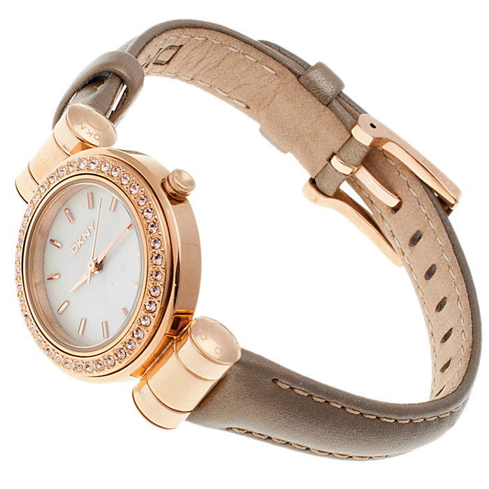 zegarek DKNY NY8563 złoty Pasek - miniatura 4