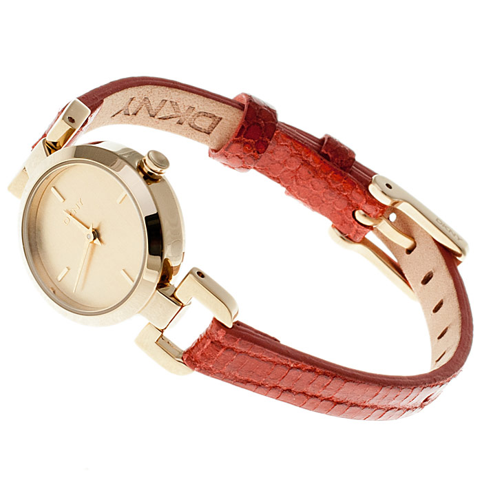 zegarek DKNY NY8879 złoty Pasek - miniatura 4