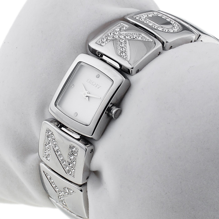 zegarek DKNY NY9101 srebrny Bransoleta - miniatura 2