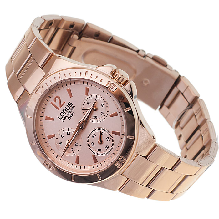 zegarek Lorus RP608BX9 różowe złoto Fashion - miniatura 4