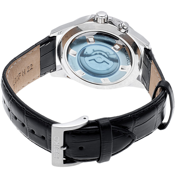 Seiko SKA573P2 Kinetic zegarek męski klasyczny mineralne utwardzane - miniatura 5