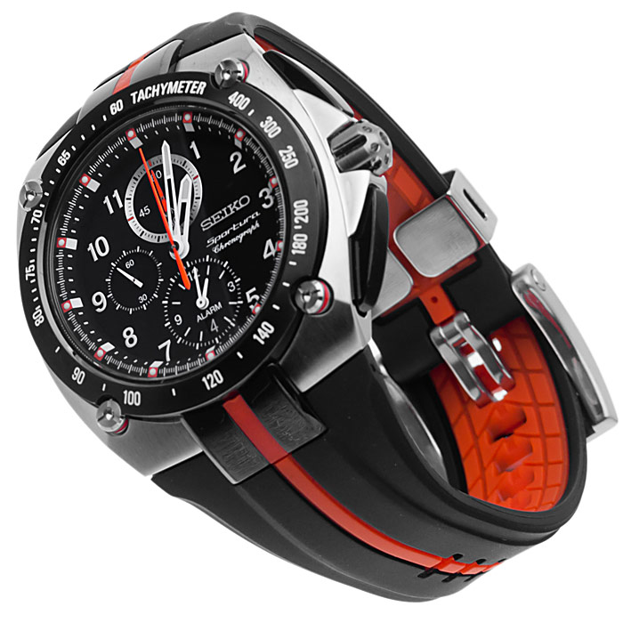 zegarek Seiko SNAE07P1 srebrny Sportura - miniatura 4