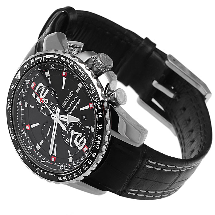 zegarek Seiko SNAE95P2 srebrny Sportura - miniatura 4