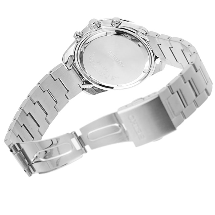 Seiko SNDB53P1 Chronograph zegarek męski sportowy mineralne utwardzane - miniatura 5