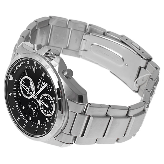 zegarek Seiko SNDD63P1 srebrny Chronograph - miniatura 4