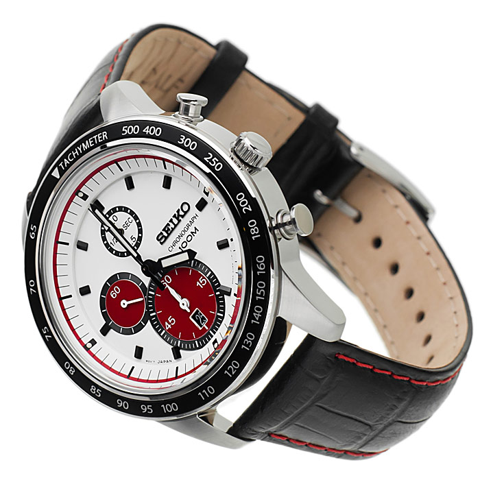 zegarek Seiko SNDD91P1 srebrny Chronograph - miniatura 4