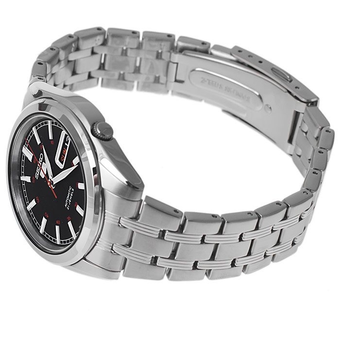 zegarek Seiko SNKH09K1 srebrny Automatic - miniatura 4