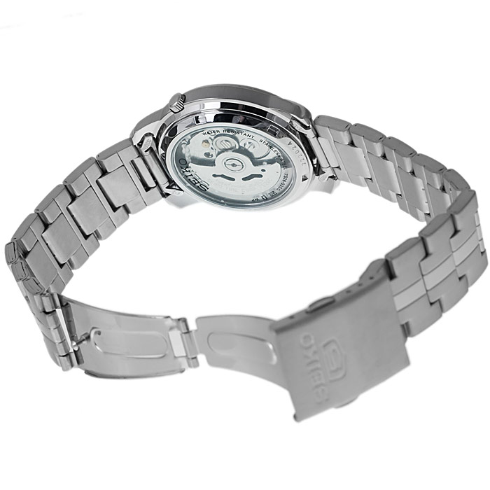 Seiko SNKK71K1 Automatic zegarek męski klasyczny mineralne utwardzane - miniatura 5