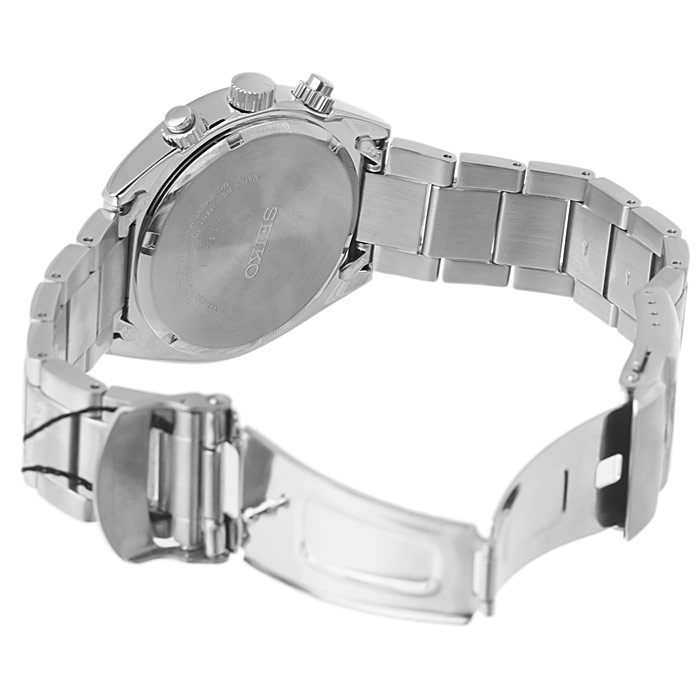 Seiko SNN231P1 Chronograph zegarek męski sportowy mineralne utwardzane - miniatura 5