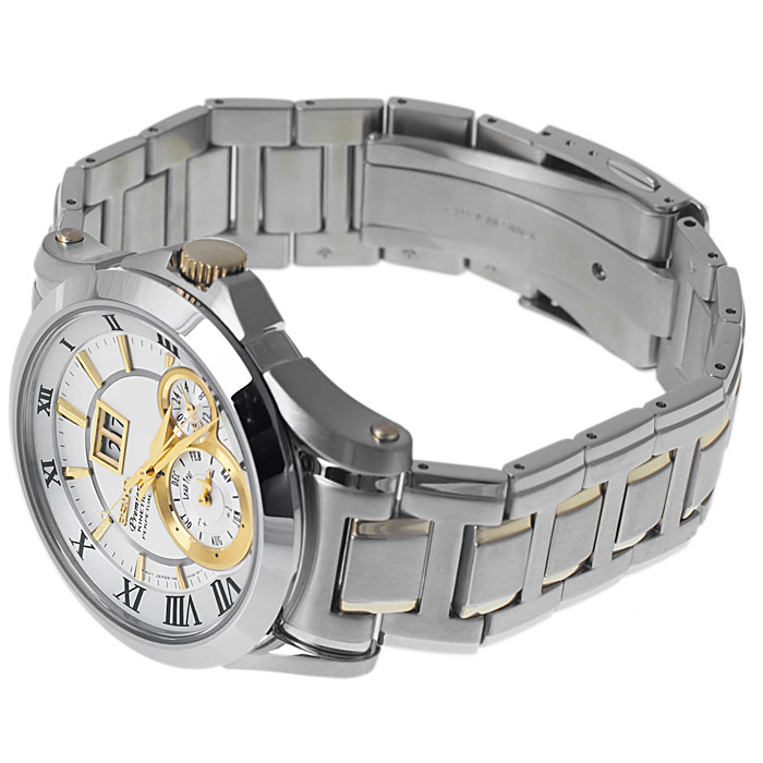 zegarek Seiko SNP022P1 srebrny Premier - miniatura 4