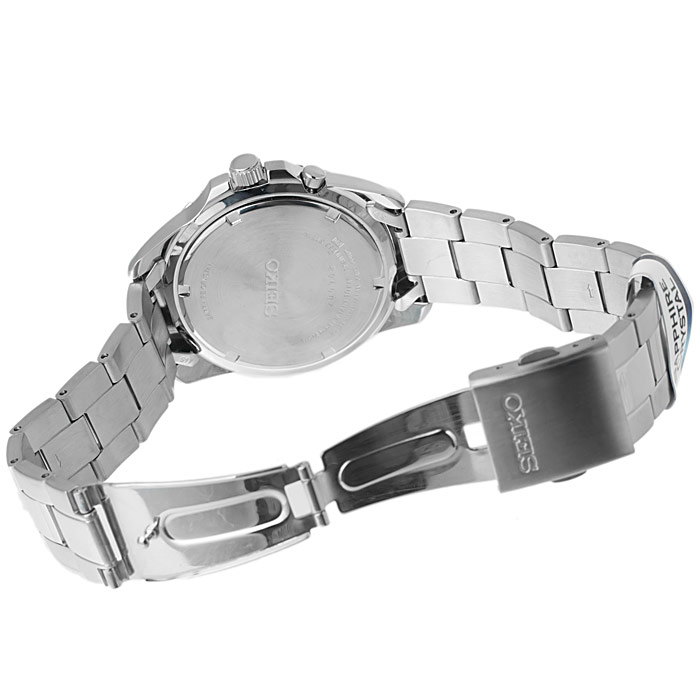 Seiko SNQ129P1 Classic zegarek męski klasyczny szafirowe - miniatura 5