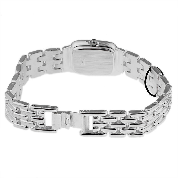 Bisset SOLID-OWAL-WHITE zegarek damski klasyczny Srebrne 925 bransoleta - miniatura 5