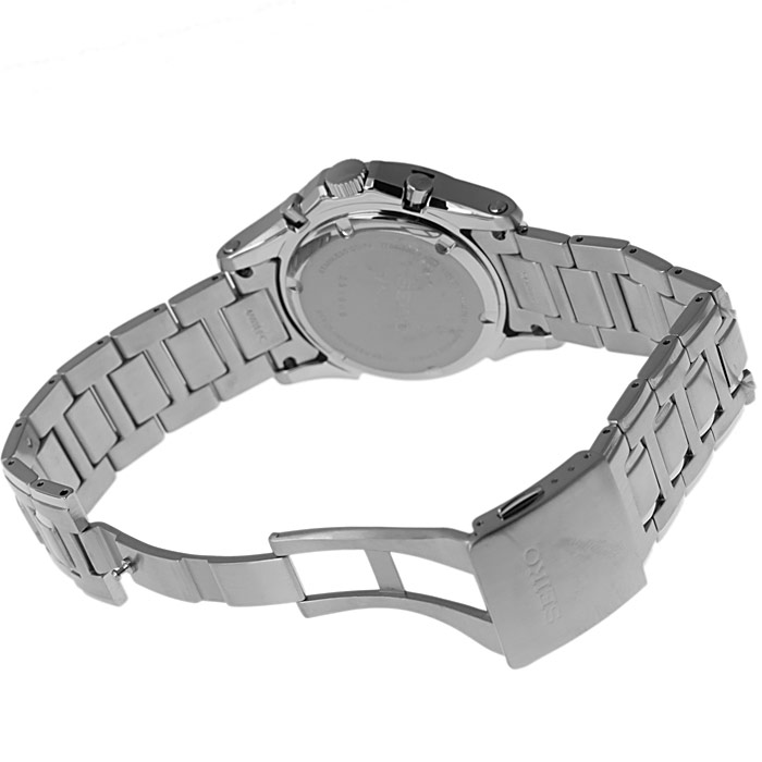 Seiko SPC057P1 Chronograph zegarek męski sportowy szafirowe - miniatura 5