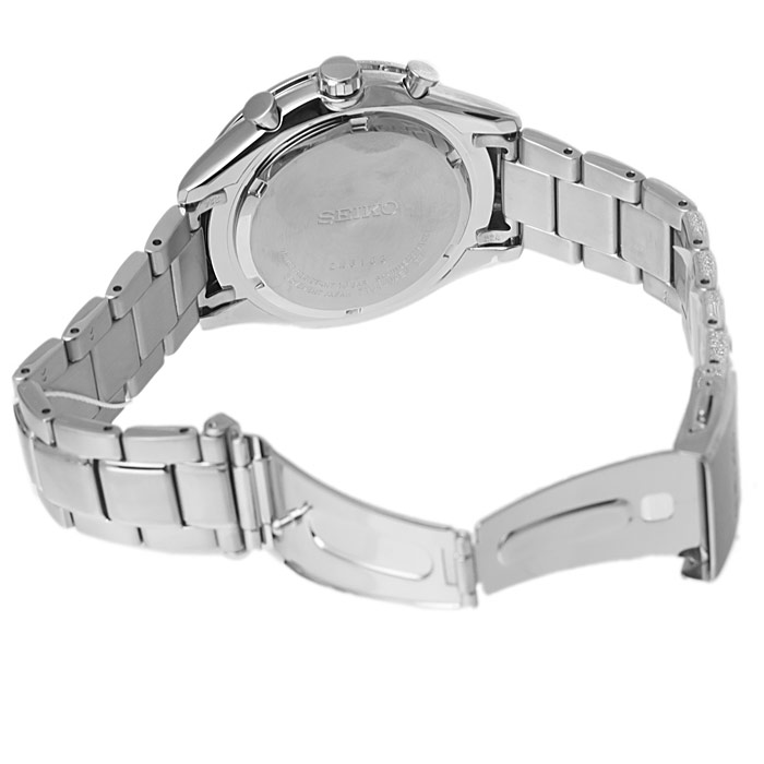 Seiko SPC079P1 Chronograph zegarek męski sportowy mineralne utwardzane - miniatura 5