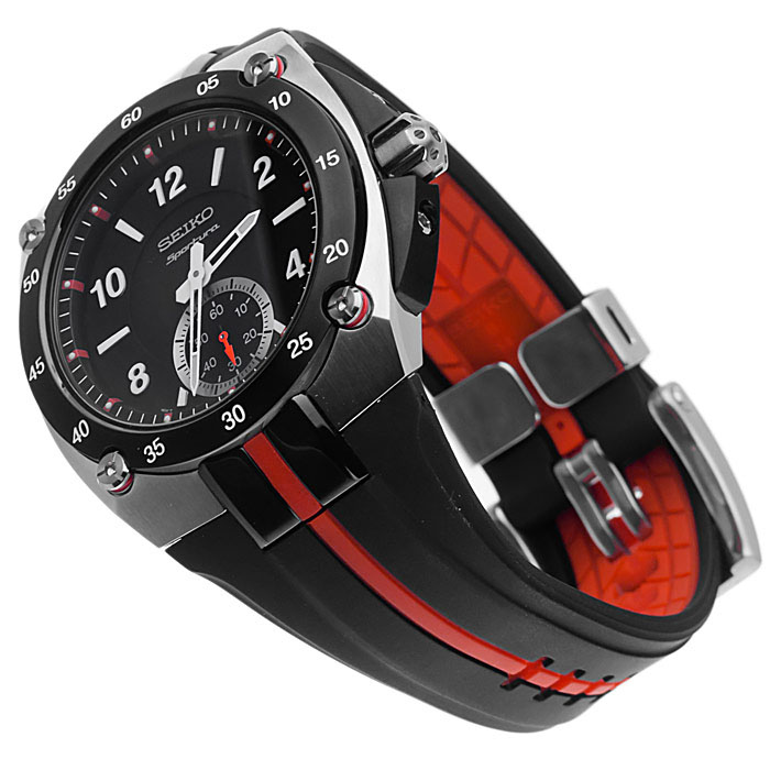 zegarek Seiko SRK025P1 srebrny Sportura - miniatura 4