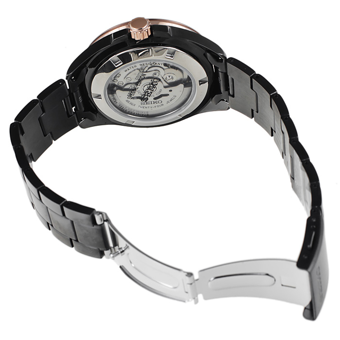 Seiko SRP162K1 Sports Automat zegarek męski klasyczny mineralne utwardzane - miniatura 5