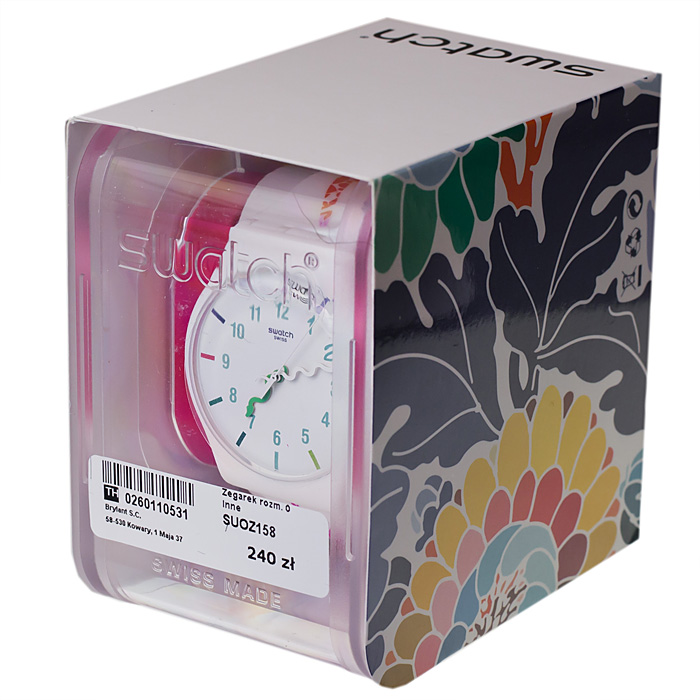 Swatch SUOZ158 The Legend of White Snake Originals New Gent fashion/modowy zegarek biały - miniatura 2