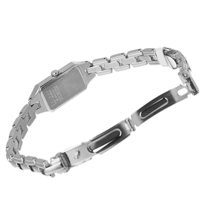 Seiko SUP163P1 Solar zegarek damski klasyczny mineralne utwardzane - miniatura 5
