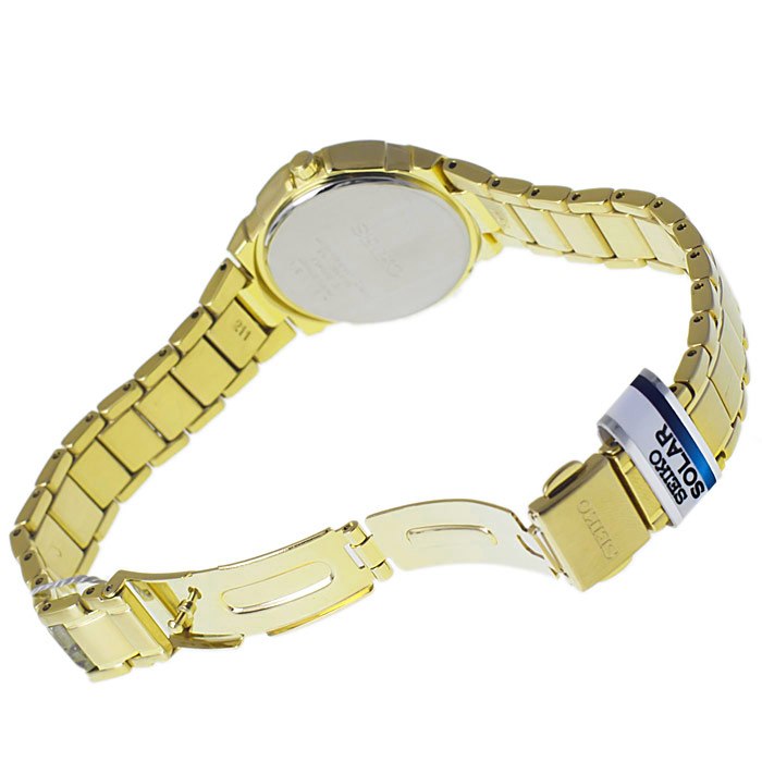 Seiko SUT024P1 Solar zegarek damski klasyczny mineralne utwardzane - miniatura 5