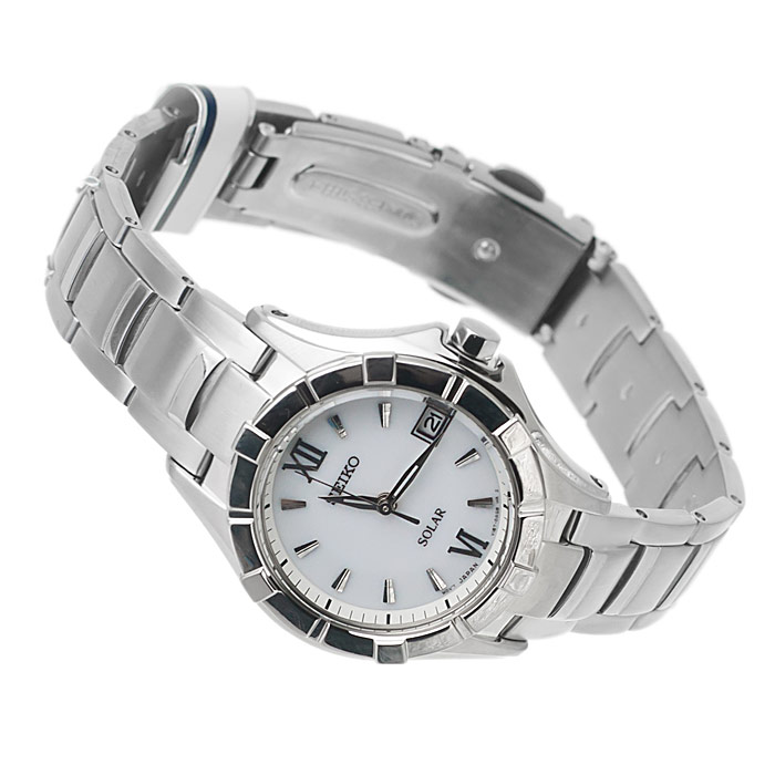 zegarek Seiko SUT027P1 srebrny Solar - miniatura 4