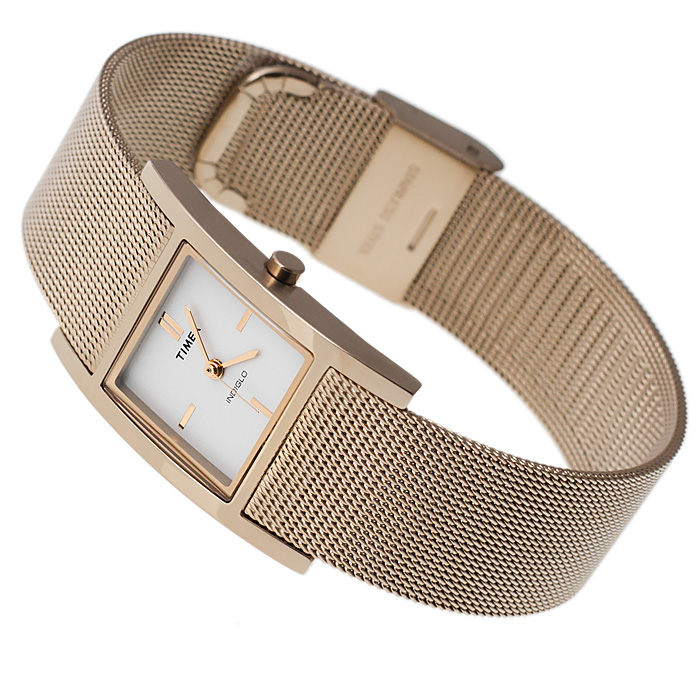 Timex T2J921 Seattle Square Fashion klasyczny zegarek złoty