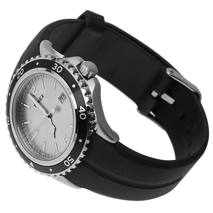 Timex T2M565 Classic klasyczny zegarek srebrny - miniatura 6