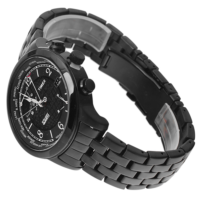 zegarek Timex T2N614 czarny Intelligent Quartz - miniatura 4