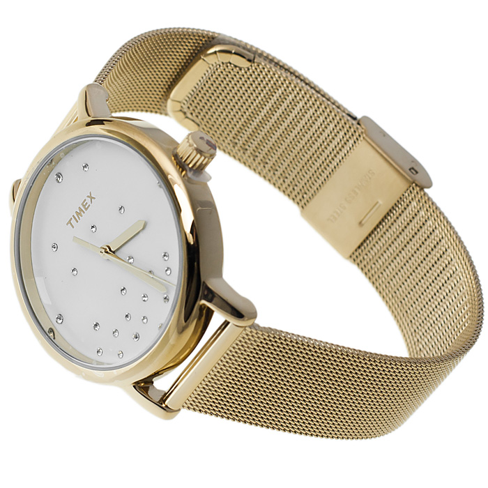 zegarek Timex T2N986 złoty Fashion - miniatura 4