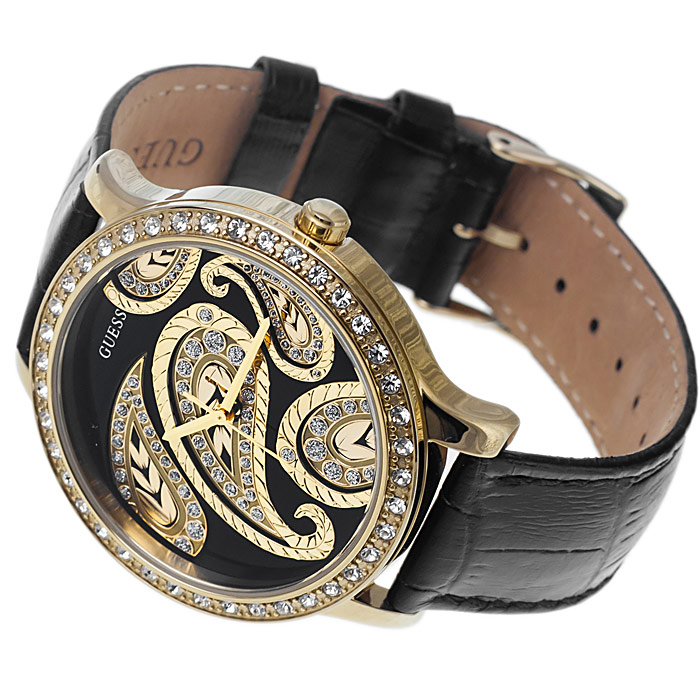 zegarek Guess W10199L2 złoty Pasek - miniatura 4