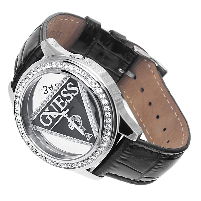 zegarek Guess W10216L2 srebrny Pasek - miniatura 4