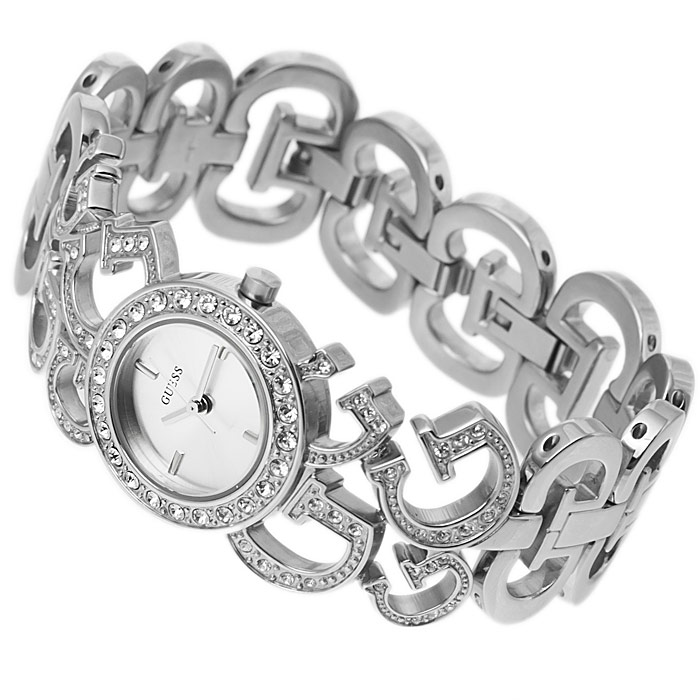 zegarek Guess W11118L1 srebrny Bransoleta - miniatura 4