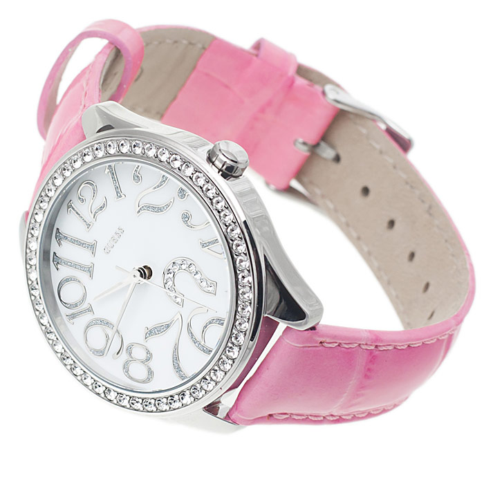 zegarek Guess W11130L1 srebrny Pasek - miniatura 4