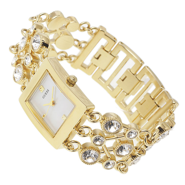 zegarek Guess W12571L1 złoty Bransoleta - miniatura 4