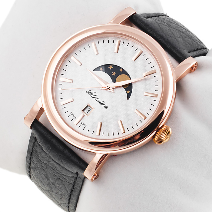zegarek Adriatica A1009.9213Q złoty Pasek - miniatura 2