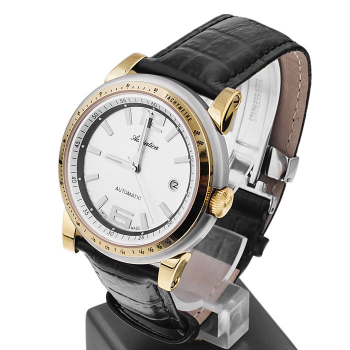 Adriatica A1079.2253A Automatic zegarek męski klasyczny szafirowe - miniatura 5