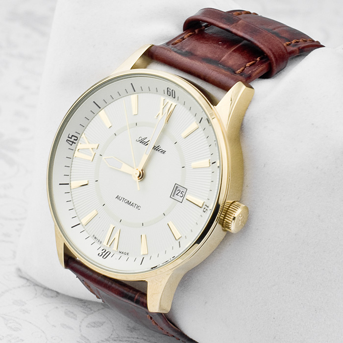 zegarek Adriatica A1096.1261A złoty Automatic - miniatura 4