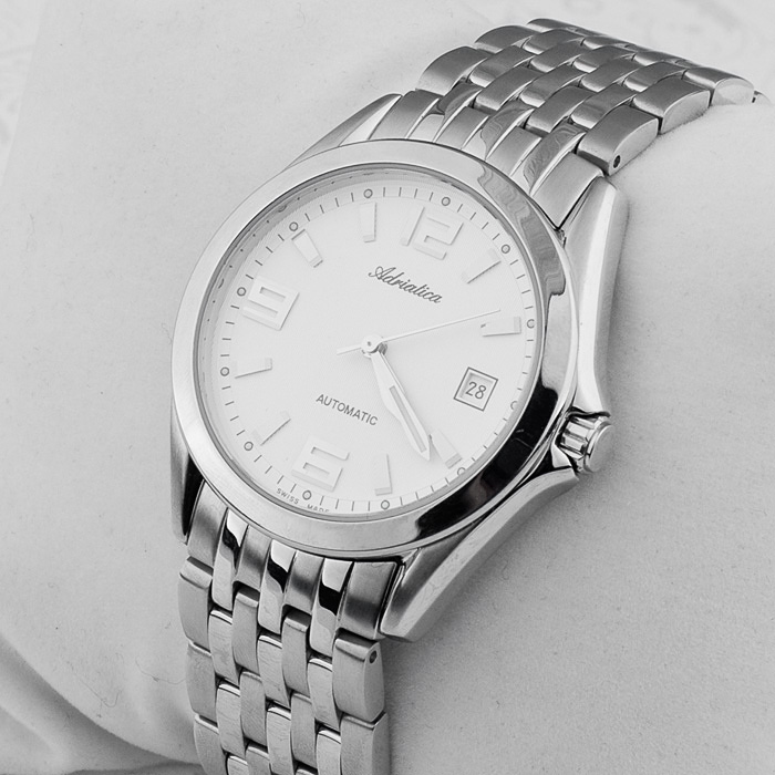 zegarek Adriatica A1097.5152A srebrny Automatic - miniatura 4