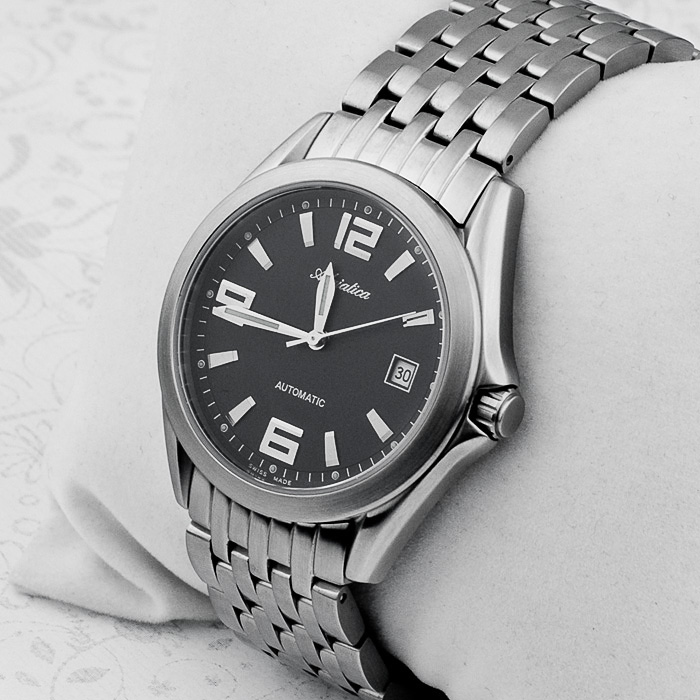 zegarek Adriatica A1097.5155 srebrny Automatic - miniatura 3