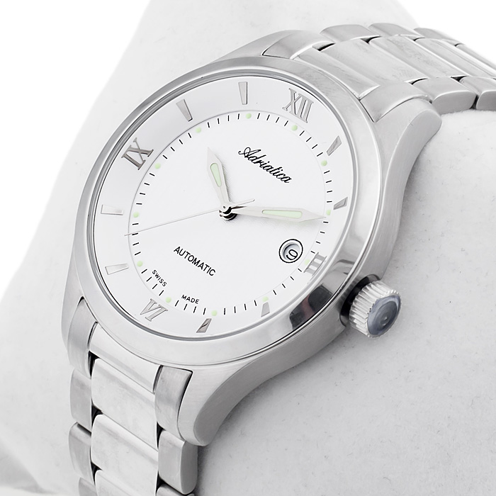 zegarek Adriatica A1123.5163A srebrny Automatic - miniatura 2