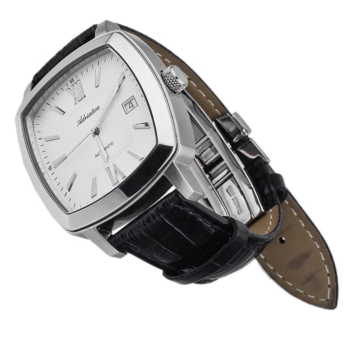 Adriatica A8105.5163A Automatic klasyczny zegarek srebrny - miniatura 6