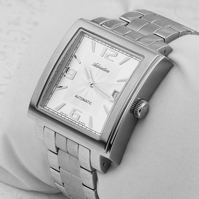 zegarek Adriatica A8122.5153A srebrny Automatic - miniatura 3
