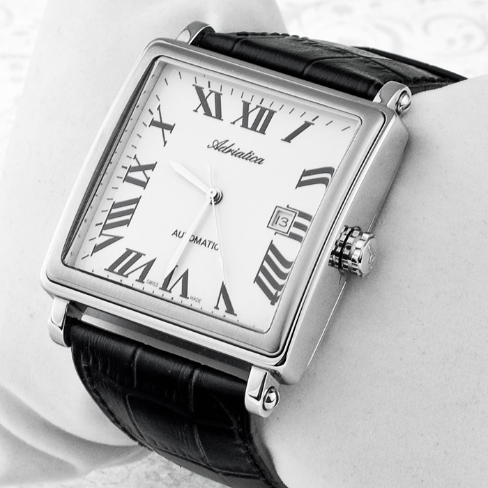 zegarek Adriatica A8123.5232A srebrny Automatic - miniatura 3